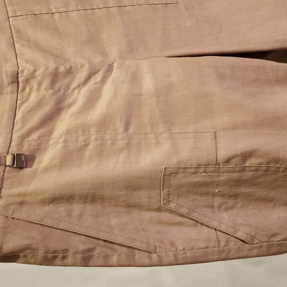 BCBGMaxAzria Linen Ankle Drawstring Pants - Picture 6 of 9